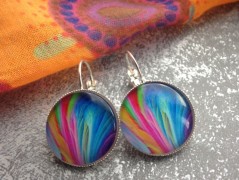 Čtyřlístkové náušnice - S.Steel