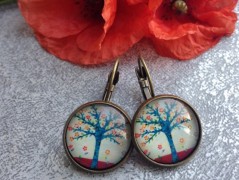 Čtyřlístkové náušnice - S.Steel