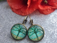 Čtyřlístkové náušnice - S.Steel