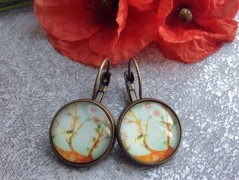 Čtyřlístkové náušnice - S.Steel