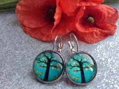 Čtyřlístkové náušnice - S.Steel