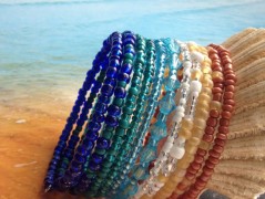 Čtyřlístkové náušnice - S.Steel