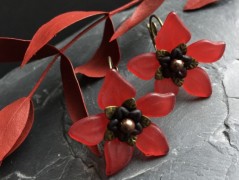 Čtyřlístkové náušnice - S.Steel