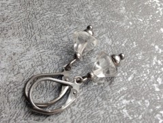 Čtyřlístkové náušnice - S.Steel