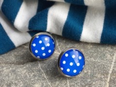 Čtyřlístkové náušnice - S.Steel