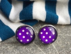 Čtyřlístkové náušnice - S.Steel