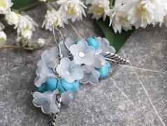 Čtyřlístkové náušnice - S.Steel