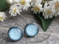 Čtyřlístkové náušnice - S.Steel