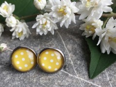 Čtyřlístkové náušnice - S.Steel