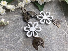 Čtyřlístkové náušnice - S.Steel