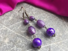 Čtyřlístkové náušnice - S.Steel