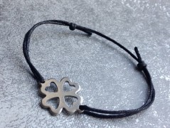 Čtyřlístkové náušnice - S.Steel