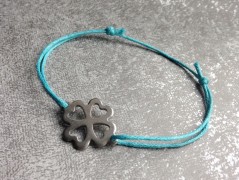 Čtyřlístkové náušnice - S.Steel