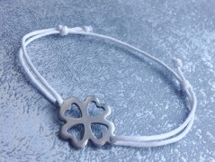 Čtyřlístkové náušnice - S.Steel