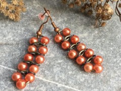 Čtyřlístkové náušnice - S.Steel