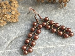 Čtyřlístkové náušnice - S.Steel