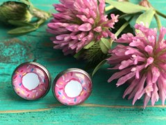 Čtyřlístkové náušnice - S.Steel