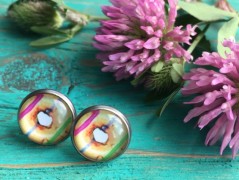 Čtyřlístkové náušnice - S.Steel