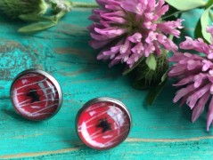 Čtyřlístkové náušnice - S.Steel