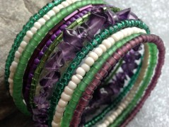 Čtyřlístkové náušnice - S.Steel