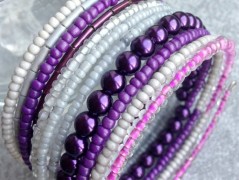 Čtyřlístkové náušnice - S.Steel