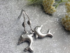 Čtyřlístkové náušnice - S.Steel