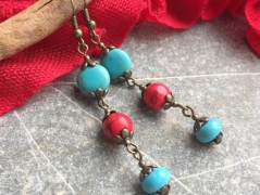 Čtyřlístkové náušnice - S.Steel