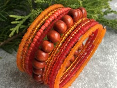 Čtyřlístkové náušnice - S.Steel