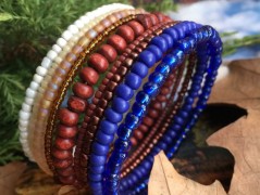 Čtyřlístkové náušnice - S.Steel