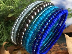 Čtyřlístkové náušnice - S.Steel