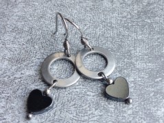 Čtyřlístkové náušnice - S.Steel