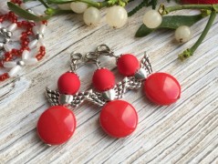 Čtyřlístkové náušnice - S.Steel