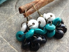 Čtyřlístkové náušnice - S.Steel