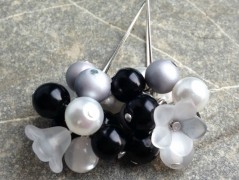 Čtyřlístkové náušnice - S.Steel