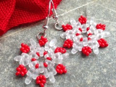 Čtyřlístkové náušnice - S.Steel