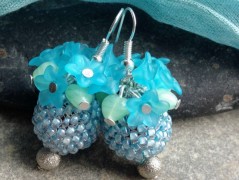 Čtyřlístkové náušnice - S.Steel