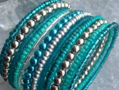 Čtyřlístkové náušnice - S.Steel