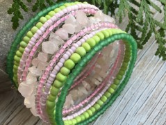 Čtyřlístkové náušnice - S.Steel