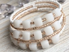 Čtyřlístkové náušnice - S.Steel