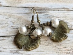 Čtyřlístkové náušnice - S.Steel