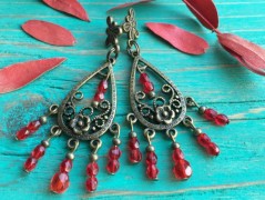 Čtyřlístkové náušnice - S.Steel