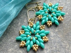 Čtyřlístkové náušnice - S.Steel