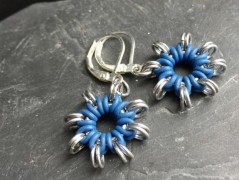 Čtyřlístkové náušnice - S.Steel