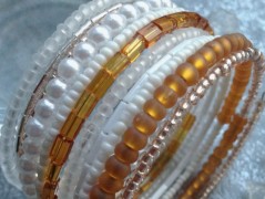 Čtyřlístkové náušnice - S.Steel