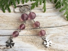 Čtyřlístkové náušnice - S.Steel