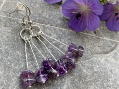 Čtyřlístkové náušnice - S.Steel