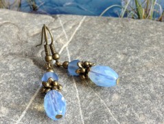 Čtyřlístkové náušnice - S.Steel