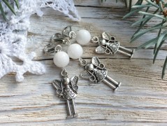 Čtyřlístkové náušnice - S.Steel