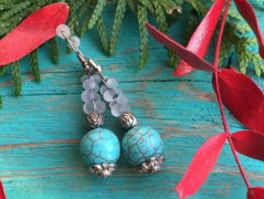 Čtyřlístkové náušnice - S.Steel