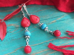 Čtyřlístkové náušnice - S.Steel